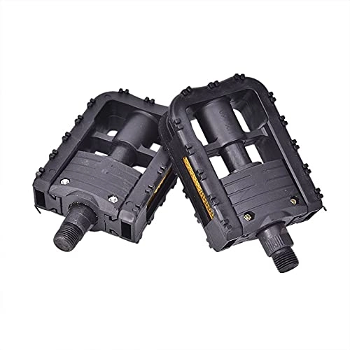 Mountain Bike Pedal : SGYANZLG 1Pair Universal Plastic Mountain Bike Bicycle Folding Pedals Black For All Types of Bike