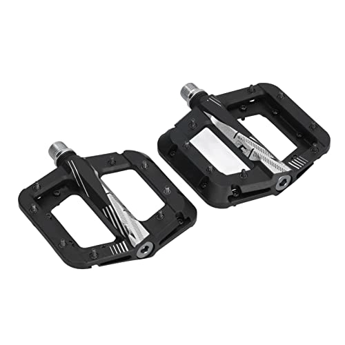 Mountain Bike Pedal : Shanrya Bike Pedals, Wear-resistant Bicycle Pedals Lightweight Stable Nylon Fiber for Mountain Bike