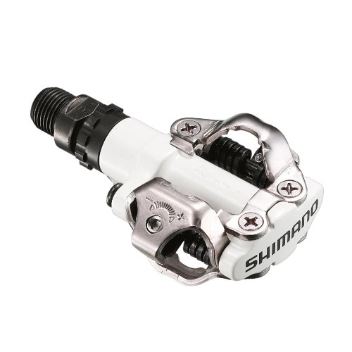Mountain Bike Pedal : SHIMANO Clipless SPD Mountain Bike Pedals and Cleats White