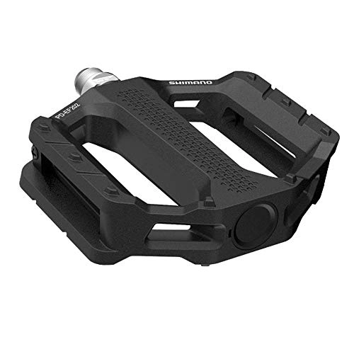 Mountain Bike Pedal : SHIMANO, One Size, EPDEF202L Pedals PD-EF202 MTB flat pedals, black