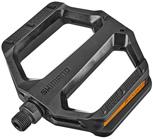 Mountain Bike Pedal : SHIMANO Pd-ef102 Unisex Adult Black Pedals, Black, One Size Pack of 2