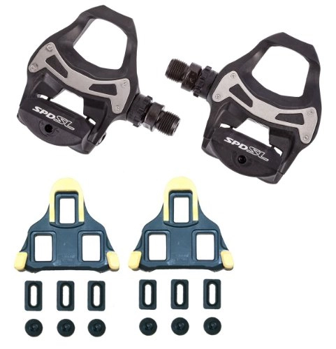 Mountain Bike Pedal : Shimano PD R550 SPD SL Road Bike Cycling Pedals Resin Composite WITH SH11 CLEATS