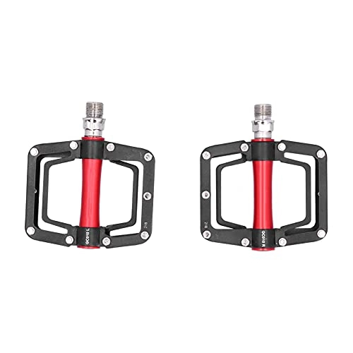 Mountain Bike Pedal : SHYEKYO Aluminum Alloy Pedals, Aluminum Alloy Forged Body Bicycle Pedals with 18 Non‑slip Nails for Mountain Bike