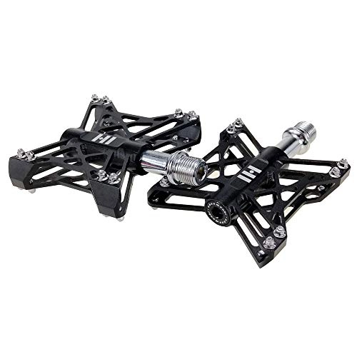 Mountain Bike Pedal : SICOFD MTB Bicycle Pedals, 2 Sealed Bearing Axle Diameter 9 / 16 for All Bike Types Ultralight Road Bike Pedals Bicycle Pedals Mountain Bike CNC Aluminum