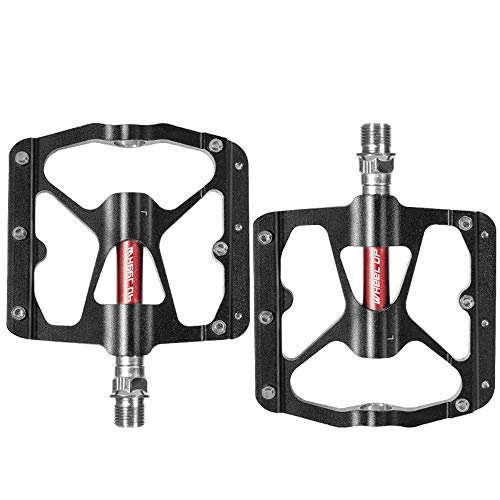Mountain Bike Pedal : SIER New Aluminum Antiskid Durable Mountain Bike Pedals Road Bike Bicycle Cycling Bike Pedals, With Free installation Tool