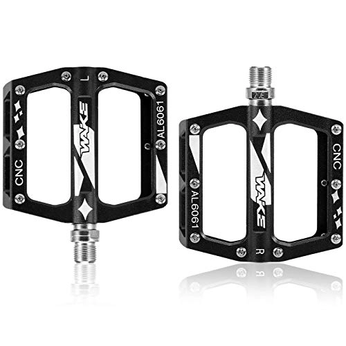 Mountain Bike Pedal : skrskr 1 Pair Bike Pedals Aluminium Alloy Bicycle Platform Pedals Mountain Bike Pedals Cycling Pedals