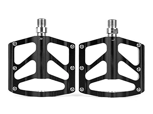 Mountain Bike Pedal : SlimpleStudio Mountain Bike Pedals, Pedals Aluminum Alloy 3 Bearings Pedal Pedal Riding Accessories-black