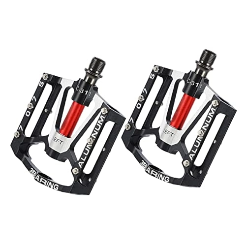Mountain Bike Pedal : Sosoport 1 Pair bicycle pedal cycle clips road pedals race car clip in bike pedals egg beater pedals bike shoes cleats mountain bike pedals clipless pedals bicycle shoes seal aluminum alloy