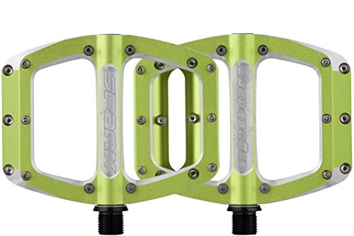 Mountain Bike Pedal : Spank Spoon flat pedal, emerald green, L