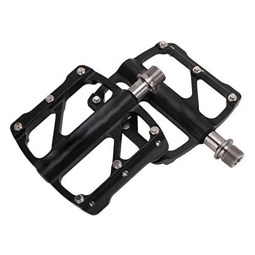 Mountain Bike Pedal : SPYMINNPOO Mountain Bike Pedal, 1 Pair Bike Flat Platform Pedals Road / MTB Bike Pedals Aluminum Alloy Bicycle Pedals with 3 Bearings Non-Slip Lightweight Pedal for MTB and Road Bike