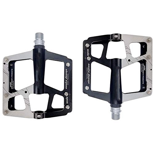 Mountain Bike Pedal : Super Wide Three Bearing Aluminum Alloy Bearing Pedals To Increase High Strength Shaft Heart Palin Ankle Mountain Bike Accessories
