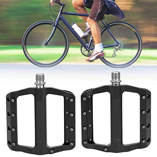 Mountain Bike Pedal : Surebuy Lightweight Bike Pedals Under Desk Bike Pedal Large Contact Area, for Mountain Bike(black)