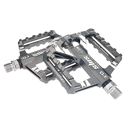 Mountain Bike Pedal : SXCXYG Bike Pedals Pedals For Bicycle Aluminum Alloy Bike Pedals Comfortable Wide Pedali Mtb Road Cycling Mtb Accessories Mtb Pedals (Color : D)