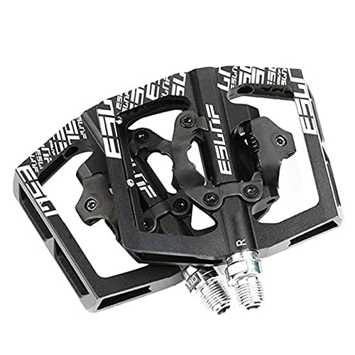 Mountain Bike Pedal : Taloit Mountain Bike Pedals Bicycle Flat Pedals Lightweight Aluminum Alloy Pedals for Road Mountain Bike.