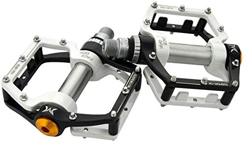 Mountain Bike Pedal : TANERDD Mountain Bike Pedals Bike Pedals Aluminium Alloy Bicycle Platform Pedals Fit Most Adult Bikes Mountain Road and Hybrid Bicycles, White