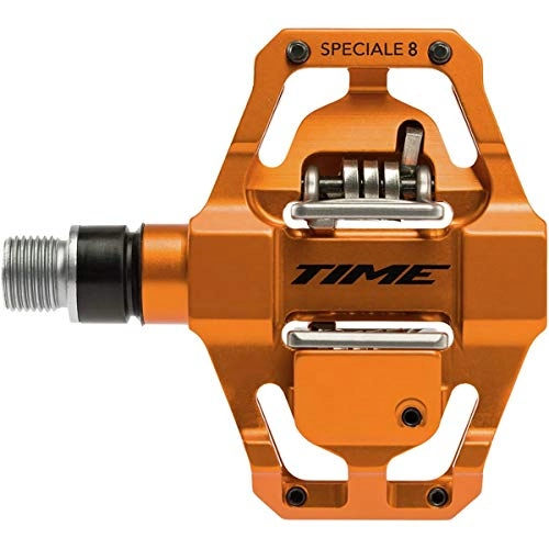 Mountain Bike Pedal : TIME Unisex's Speciale 8 Pedals, Orange, 9 / 16