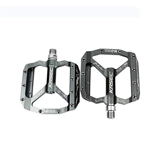 Mountain Bike Pedal : TITST Mountain Bike Pedals Cycles Non-Slip Durable Ultralight Aluminum Alloy Bicycle Flat Bearing Pedals For Cycling Mountain Bicycle titanium
