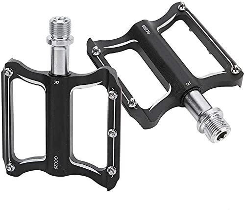 Mountain Bike Pedal : Tiyabdu Mountain Bike Pedals, MTB Pedals with Sealed Self Lubricating Bearing+Anti-skid Cleats 1 Pair