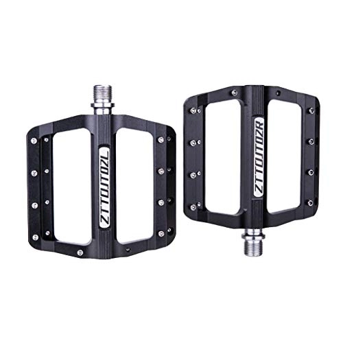 Mountain Bike Pedal : Tkdncbec 2 Pcs Mountain Bike JT02 Pedals CNC Alloy Bearing Non-slip Bicycle Pedal Strong Bicycle Pedals chunseng say good