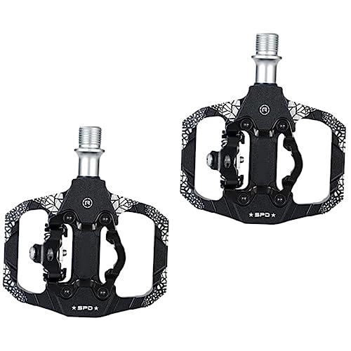 Mountain Bike Pedal : Toddmomy 1 Pair Bicycle Pedal Mountain Pedals Mountain Bike Flat Pedals Replacing Bike Pedals Bike Platform Pedals Mountain Bike Pedals Metal Pedals Lock Pedal Child Seal Aluminum Alloy