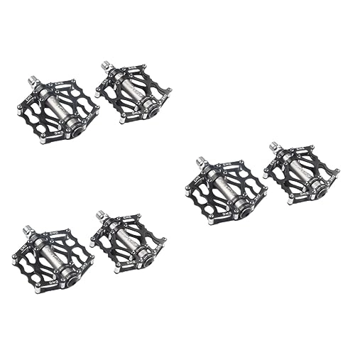 Mountain Bike Pedal : Toddmomy 3 Pairs bike shoes cleats clips lightweight bike pedals cleats pedal sealed bearing bike pedals mountain bike cleats bearings bicycle pedals Bike Parts Accessories aluminum