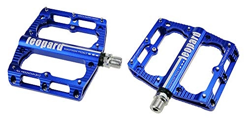 Mountain Bike Pedal : TRAACEM Mountain Bike Bearing Pedals, Wide And Comfortable Feet, Bicycle Pedals, Non-Slip, C