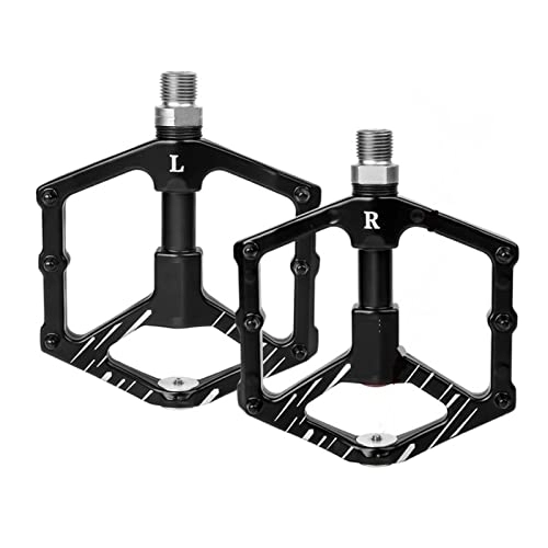 Mountain Bike Pedal : TRUSTTWO Anti-slip Bike Pedals Ultralight DU Bearing MTB Mountain Road Bicycle Pedals 9 / 16" Aluminum Alloy Cycling Pedals The Upgraded 3 Bearings