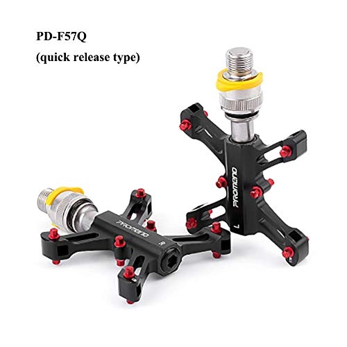 Mountain Bike Pedal : Tseria Quick Release Bicycle Pedal MTB Pedals Bearing Aluminum Sealed Bearing Cycling Pedal