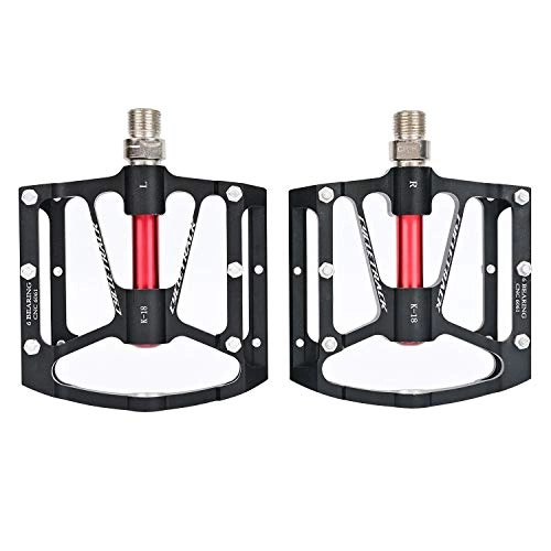 Mountain Bike Pedal : TTHH Mountain Bike Pedals Road Bike Pedals Cool, Aluminum Alloy, Aluminum Alloy, Universal Bearing Bicycle Pedal, 1