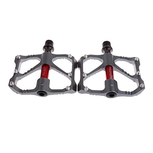 Mountain Bike Pedal : Tubayia 1 Pair Non-Slip Bicycle Pedals Platform Bicycle Pedals for Road Bike / Mountain Bike (Silver - PD-M87)