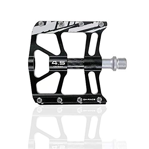 Mountain Bike Pedal : Ultra Light Mtb Road Bike 3 Carbon Fibre Sealed Bearing Bicycle Pedals Black for Cycling Mountain Road Bike