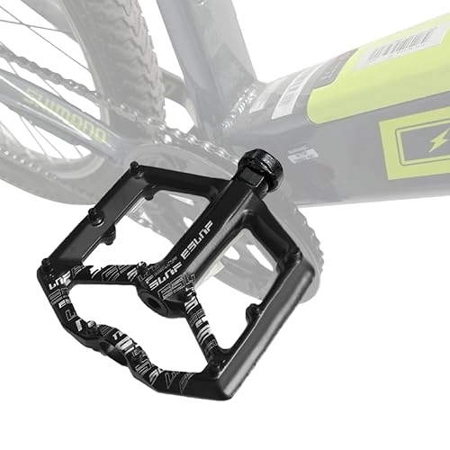 Mountain Bike Pedal : Urby Flat Bike Pedals for E-Bike / Electric Bike, Pedales para Bicicleta, Also Serve as Road / Mountain Bike Pedals. Smooth Surface and Polished Anti-Skid Nails.