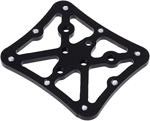 Mountain Bike Pedal : Utopone Road and mountain bike pedals, Bicycle Pedals Bicycle Pedal Adapter Platform Cycling Aluminum Alloy Clipless 155 (Color : Black)