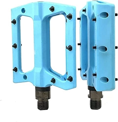 Mountain Bike Pedal : Utopone Road and mountain bike pedals, MTB Nylon Pedals (Color : Blue)
