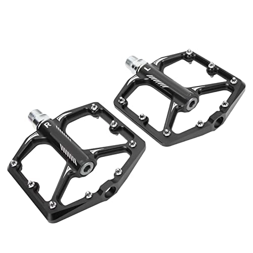 Mountain Bike Pedal : Uxsiya Bike Pedal, Robust Comfortable Easy To Install Lightweight Bike Foot Pedal for Outdoor Competition for Road Riding(Black)