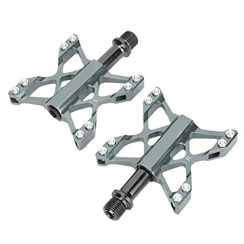 Mountain Bike Pedal : Vbest life Bike Pedals, Mountain Road Bike Pedals Chromium-Molybdenum Steel Bearing Bicycle Replacement Pedals Withstand High Pressure(Titanium Color)