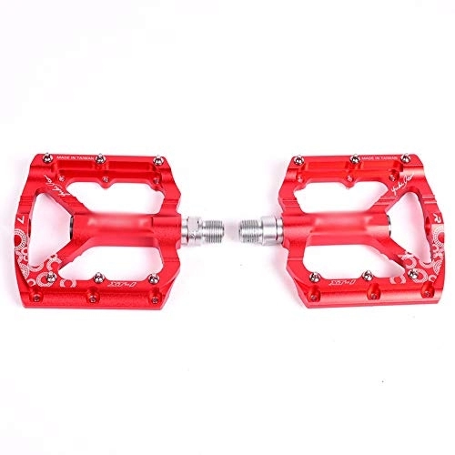 Mountain Bike Pedal : Vests Bicycle Pedals Mountain Bike Pedals, Ultra Strong Colorful Machined Cycling Sealed Bearing Pedals Bike Accessories Bike Flat Platform Pedals Lightweight Non-Slip Bike Accessories