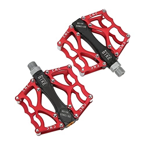 Mountain Bike Pedal : VGEBY Bike Pedals, 1 Pair Mountain Bike Pedals Aluminum Alloy High Speed Bearing Lightweight Non Slip Platform Bicycle Flat Pedals Bicycles And Spare Parts