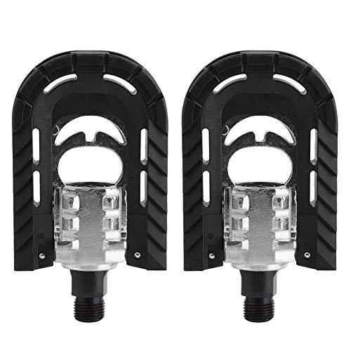 Mountain Bike Pedal : VGEBY1 Folding Bike Pedals, 1 Pair Aluminum Alloy Folding Two Sides Bicycle Pedals for Bike MTB Road Bicycle BMX City & Trekking Riding Accessories