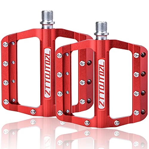 Mountain Bike Pedal : VUENICEE Bicycle pedals, lightweight bicycle pedals, non-slip pedals, bicycle, aluminium alloy MTB pedals for mountain bike
