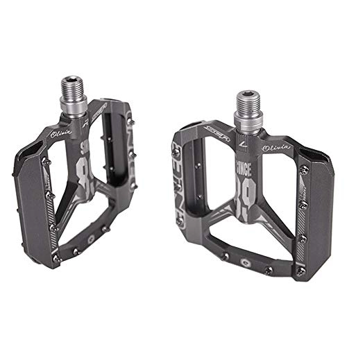 Mountain Bike Pedal : Walmeck Bike Pedals Aluminium Alloy Flat Bicycle Platform Pedals Mountain Bike Pedals Cycling Pedals