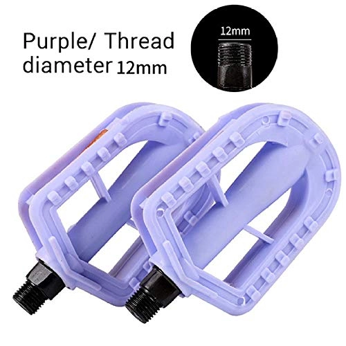 Mountain Bike Pedal : WANGDANA Bicycle Pedal Portable Highway Mountain Bicycle Bmx Outdoor Sports Antiskid Bearing Pedal Bicycle Pedal Purple