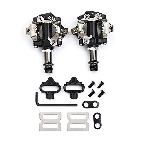 Mountain Bike Pedal : WANGDANA Bicycle Spd Pedal Mtb Mountain Bicycle Pedal Self-Locking Clamp With Shimano Spd Compatible Anti-Skid Nails 1 Pair