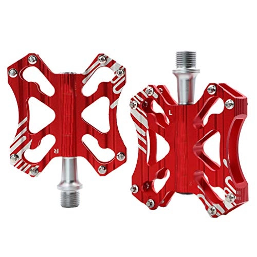Mountain Bike Pedal : WANGLXFC Durable 1 Pair Aluminum Alloy Mountain Bike Pedals, Sealed Bearings Non-Slip Bicycle Pedal, Bicycle Accessories Cozy