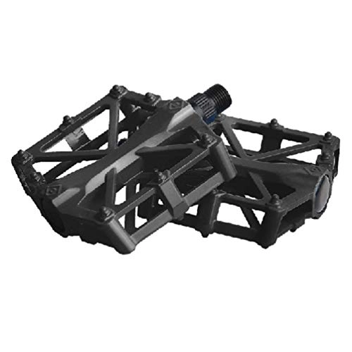 Mountain Bike Pedal : WANGLXFC Durable Bike Pedals, Adult Bikes Mountain Road and Hybrid Bicycles, Aluminum Alloy Cozy, Black