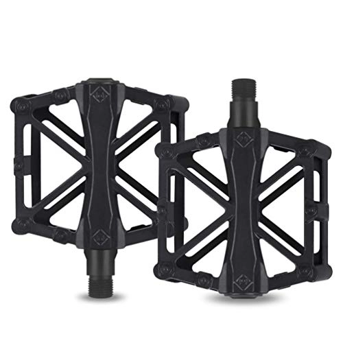 Mountain Bike Pedal : WANGLXFC Durable Mountain Bike Pedals, Anti-skid Widening Ultra Light Quick Disassembly Pedal, Riding Accessories Cozy, Black