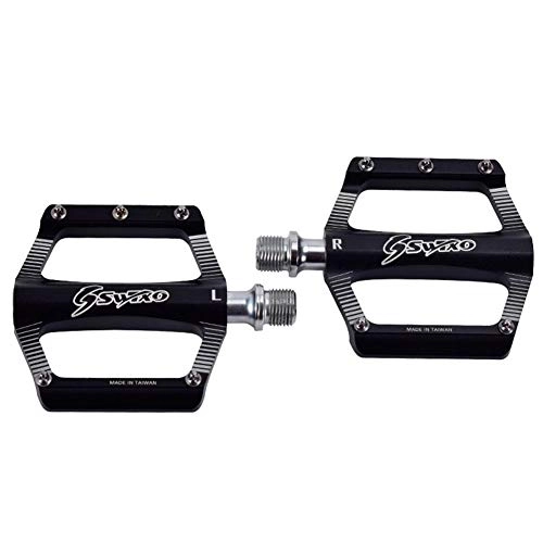 Mountain Bike Pedal : Wateralone Bike Pedals Lightweight Non-Slip Bicycle Pedals, Aluminum Alloy Colorful Durable Moun Tain Bike Pedals, MTB BMX Cycling Bicycle Pedals - 1 Pair