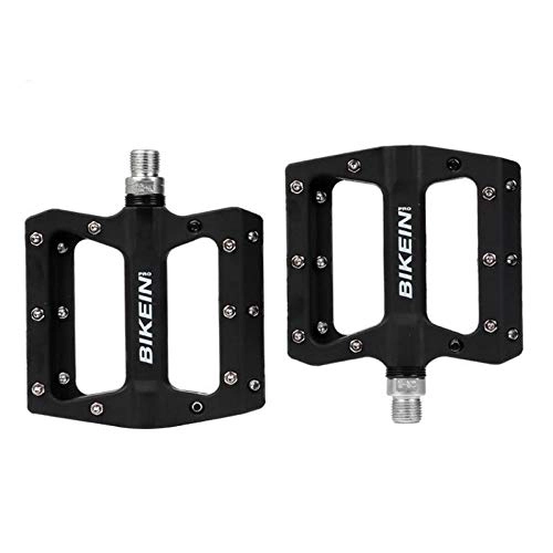 Mountain Bike Pedal : weichuang Bicycle pedal 1 Pair Mountain Bike Pedals Bearings Anti-Skid Bicycle Flat Pedals Multi-Colors MTB Sports Ultralight Bicycle Accessories Mountain bike pedal (Color : A)