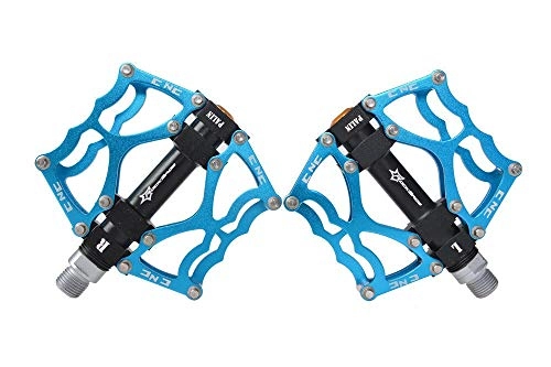 Mountain Bike Pedal : weichuang Bicycle pedal Mountain Bike Bicycle Pedal MTB Road Bike Ultralight Pedals Aluminum Alloy Axle 9 / 16" Cycling Seald Bearing BMX Pedal Mountain bike pedal (Color : I)