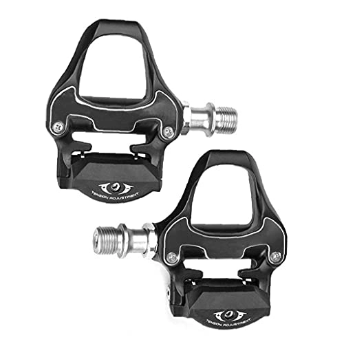 Mountain Bike Pedal : WFIT Mountain Bike Pedals, Aluminum Alloy Bicycle Pedals Anti-skid Self-locking Cycle Pedal with Case for Road Bmx Mtb Bike
